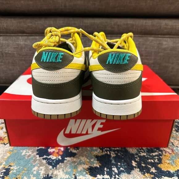 Nike Men's Athletic Shoes - Olive and Yellow - Picture 5 of 5